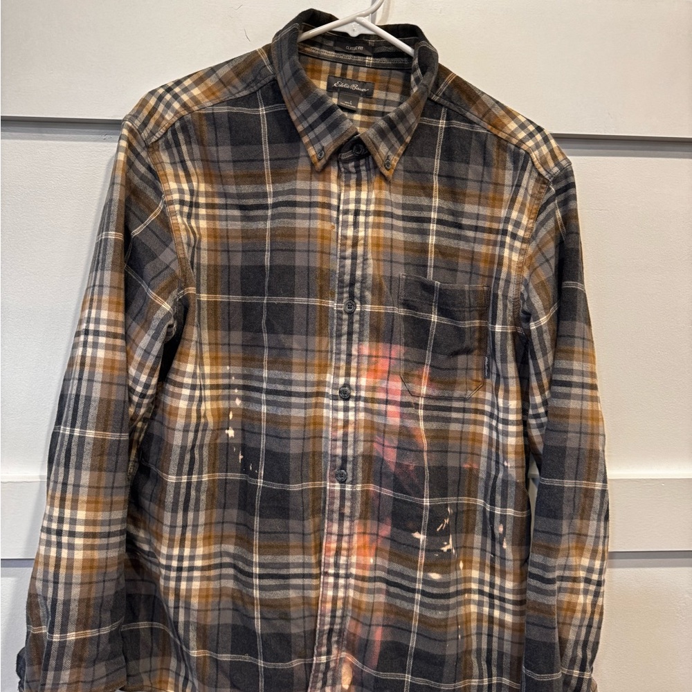 Upscaled Plaid Shirt - Black and Brown